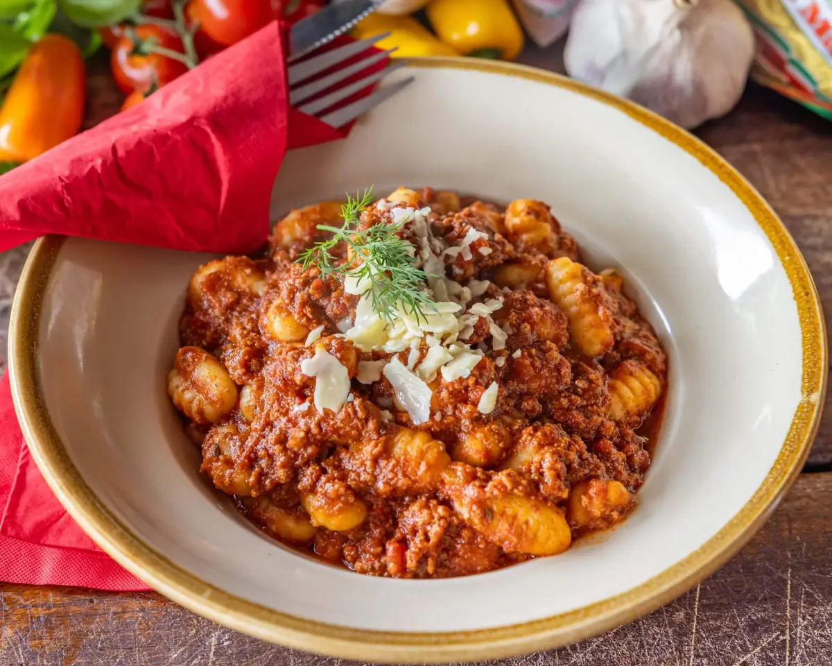 Red Gnocchi